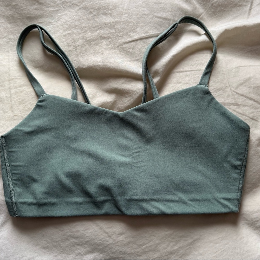 all in motion Sage Green Double-Strap Seamless Bralette